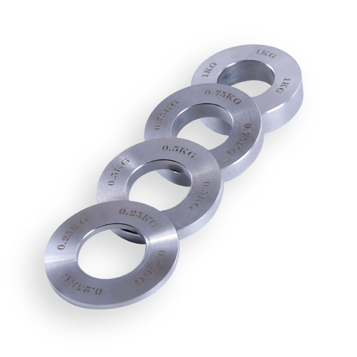 Juego Disco Olimpico Bumper Mini
(2x0,25kgs + 2x0,5kgs + 2x0,75kgs + 2x1kg)