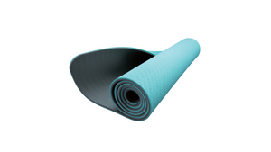 Colchoneta Esterilla De Yoga ZIVA Chic 5mm . En Rosa y turquesa