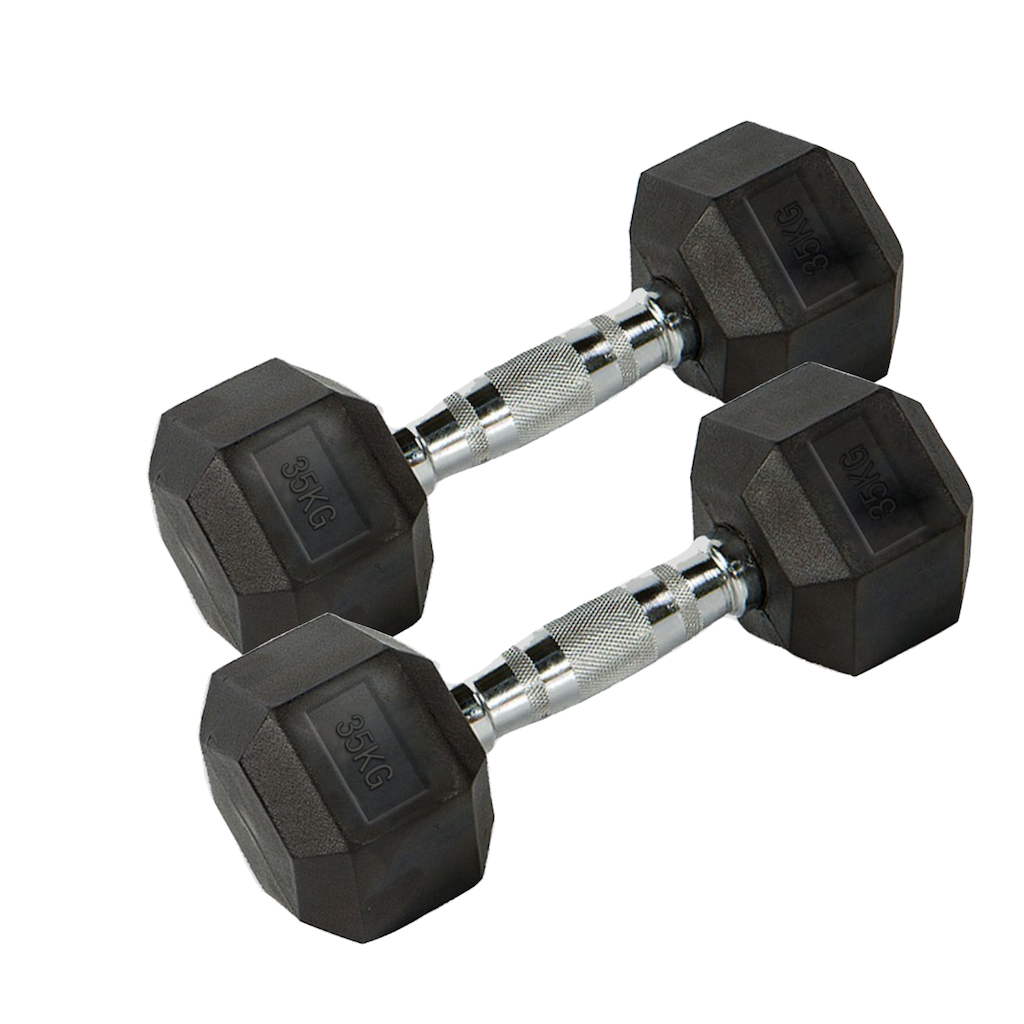 Juego de Mancuerna hexagonal de 2,5 a 35 Kg (525 kgs)