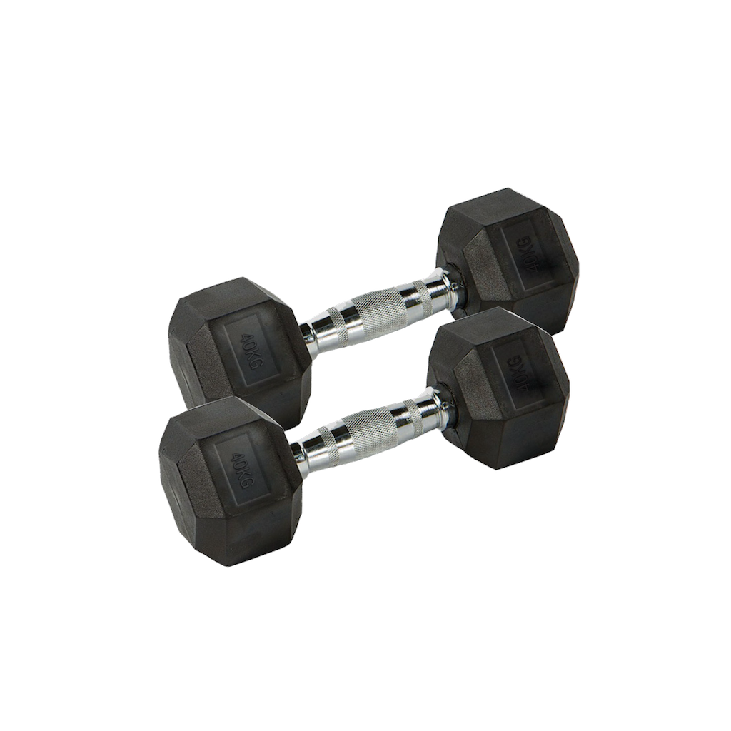 Juego de Mancuerna hexagonal de 2,5 Kg a 40 Kg (680 kgs)