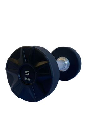 Mancuerna Uretano Premium. Agarre inox