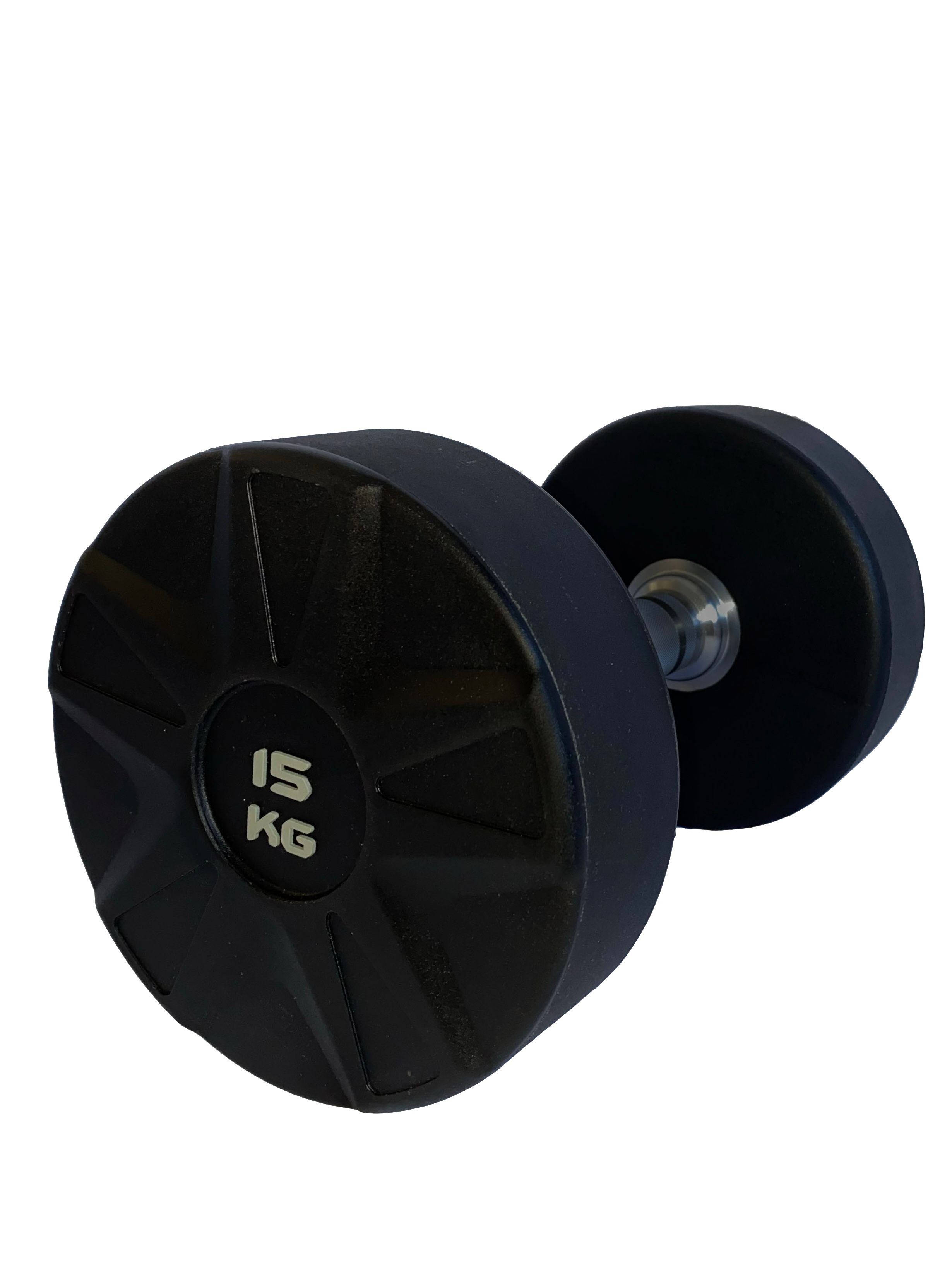 Mancuerna Uretano Premium. Agarre inox