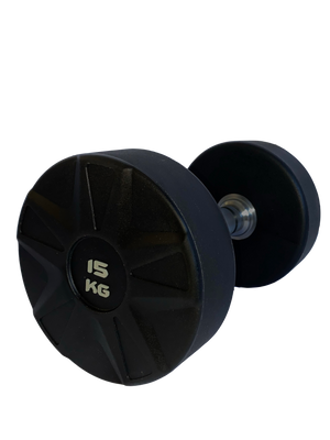 Mancuerna Uretano Premium. Agarre inox