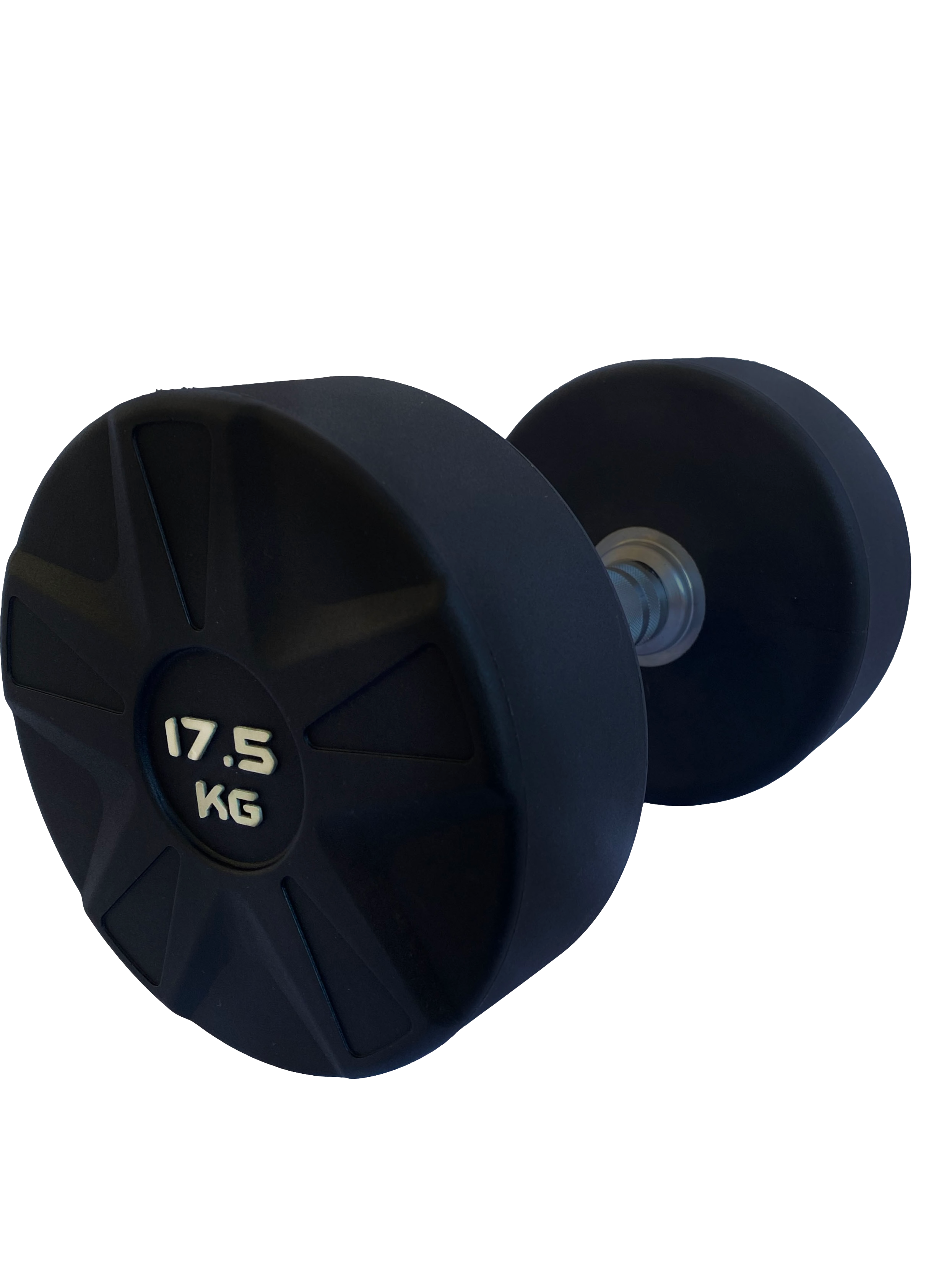 Mancuerna Uretano Premium. Agarre inox