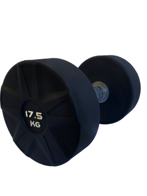 Mancuerna Uretano Premium. Agarre inox