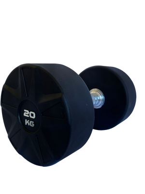 Mancuerna Uretano Premium. Agarre inox