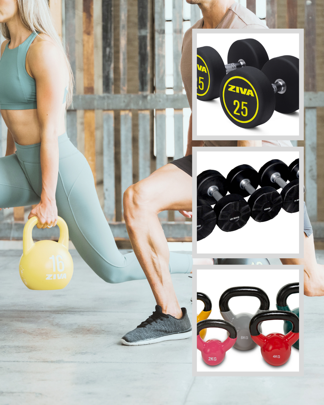 PESO: MANCUERNAS/ KETTLEBELL