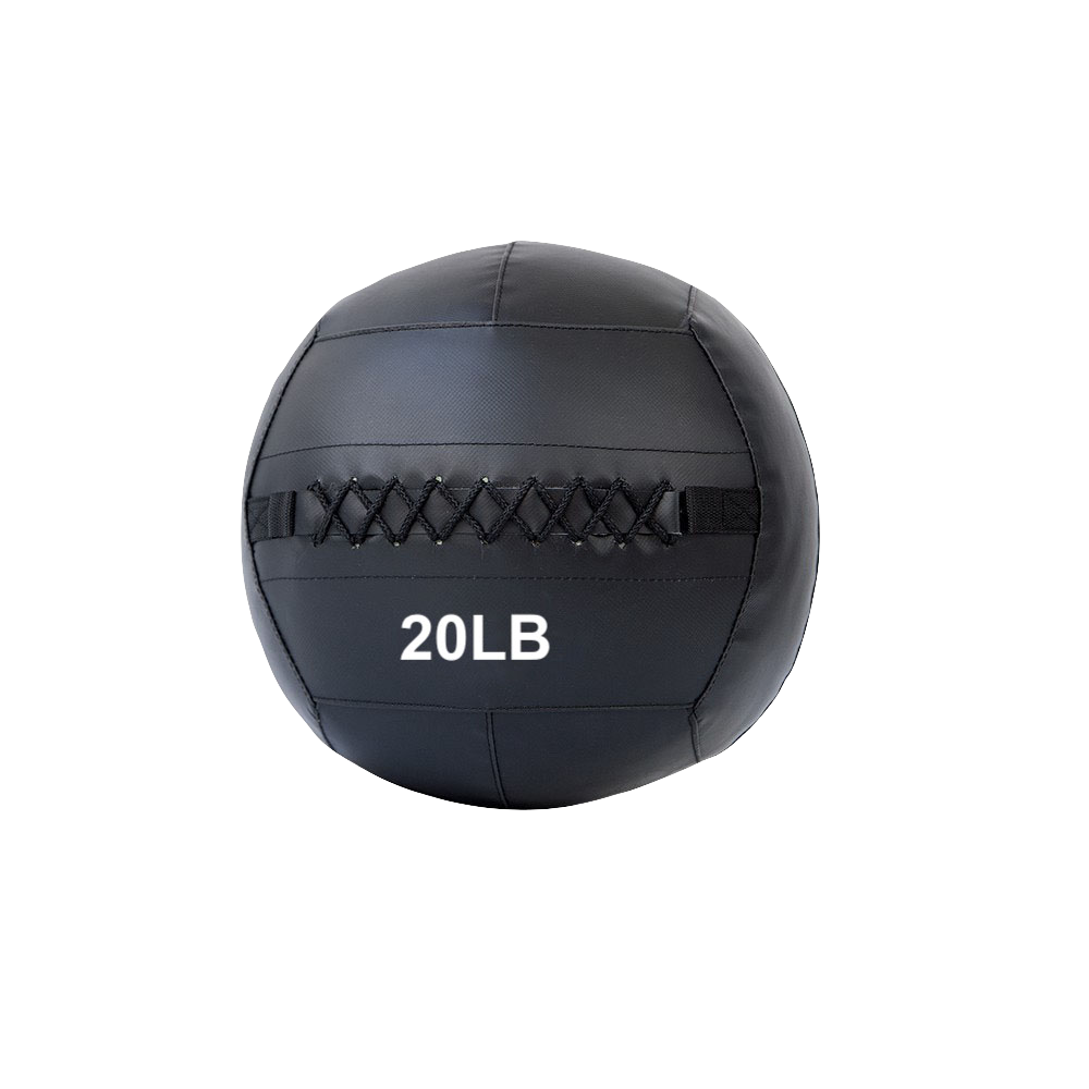 Wall Ball Doble costura Negro- De 12 LB a 20 LB