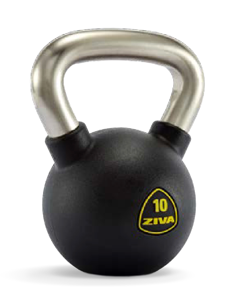 Ketllebell Negra ZIVA Performance. De 4 kg a 32 KG.