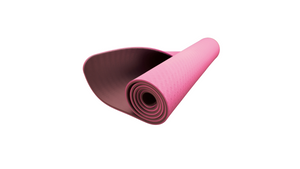 Colchoneta Esterilla De Yoga  ZIVA Chic  5mm . En Rosa y turquesa