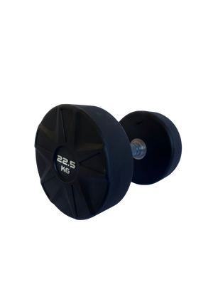 Mancuerna Uretano Premium. Agarre inox